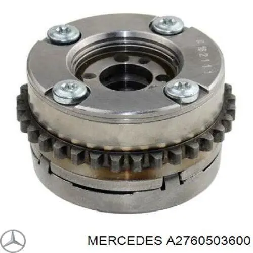 A2760503600 Mercedes engrenagem de cadeia de roda dentada da árvore distribuidora esquerda de admissão de motor