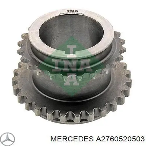 A2760520503 Mercedes engrenagem de cadeia da roda dentada de acionamento de cambota de motor
