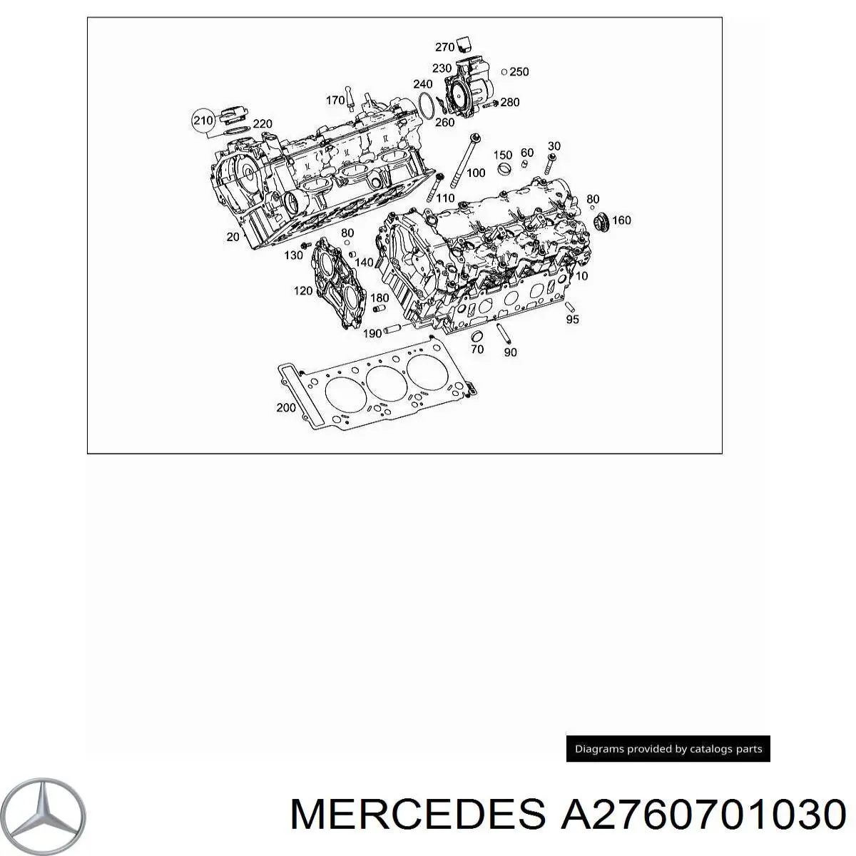  A2760701030 Mercedes