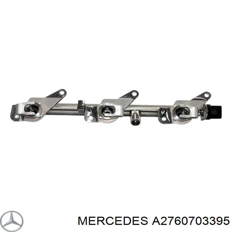 2760703395 Mercedes distribuidor de combustível (rampa esquerdo)