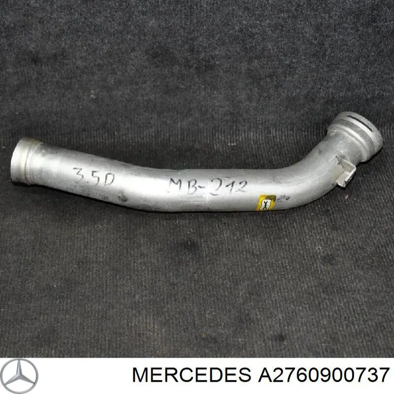 Шланг/патрубок интеркуллера Mercedes A2760900737 цена, от 78.89 USD
