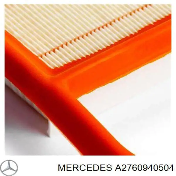 A2760940504 Mercedes filtro de ar