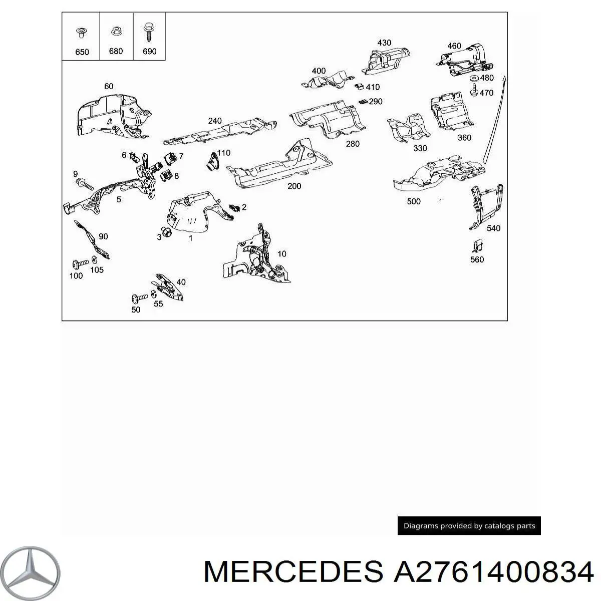  A2761400834 Mercedes