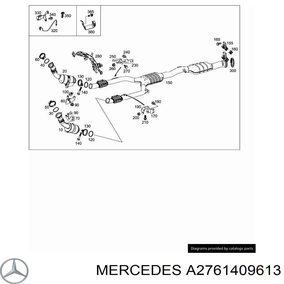 A2761409613 Mercedes 