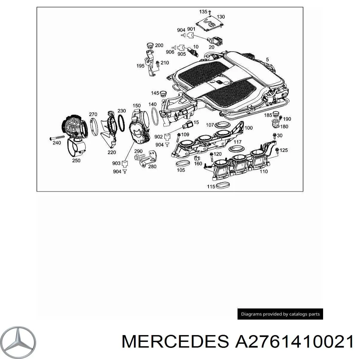  A2761410021 Mercedes