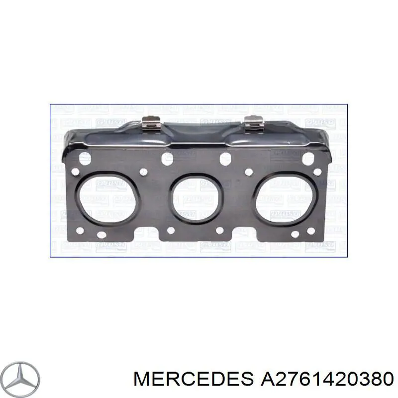 Vedante de tubo coletor de escape para Mercedes ML/GLE (C292)
