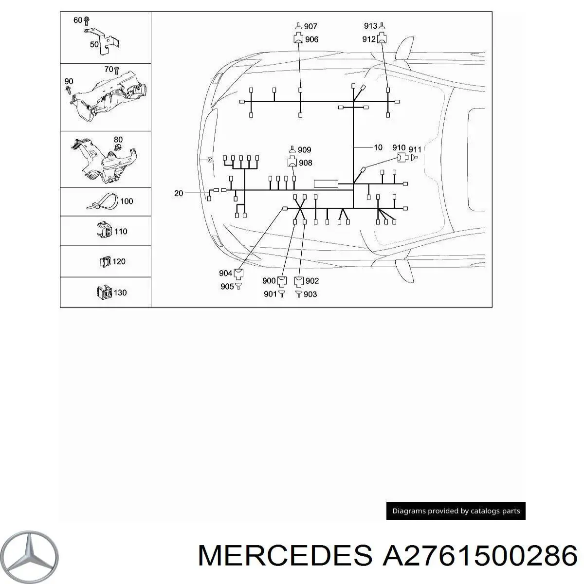 A2761500286 Mercedes 