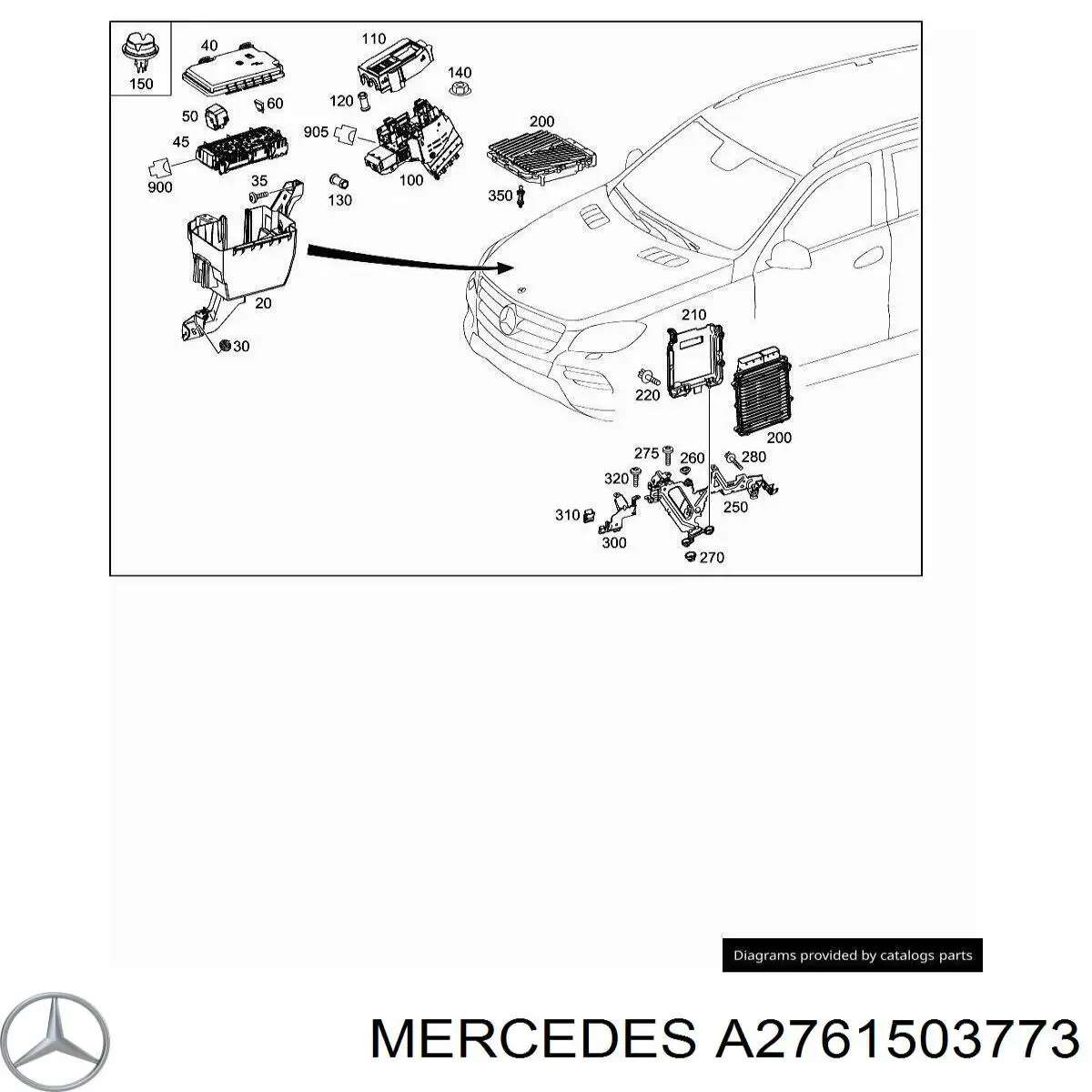  A2761503773 Mercedes