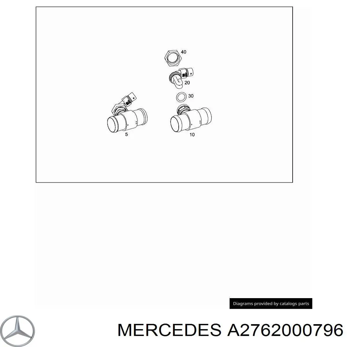 A2762000796 Mercedes 