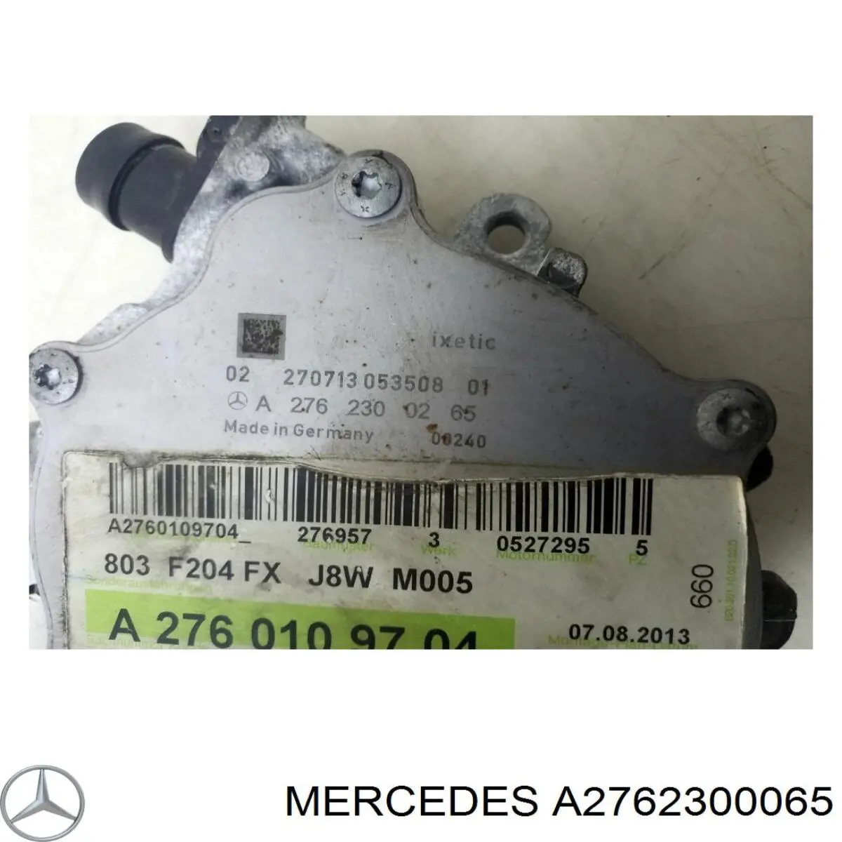 Вакуумный насос 2762300065 Mercedes