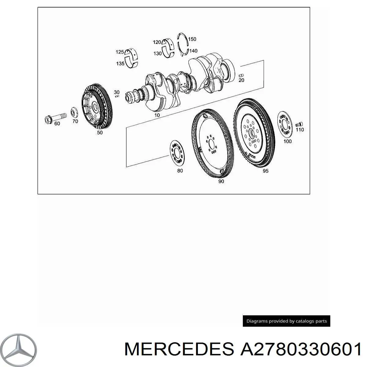  Mercedes A2780330601 цена, от 129.23 USD