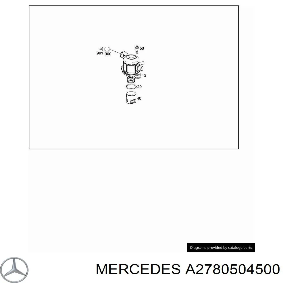 A2780504500 Mercedes толкатель топливного насоса