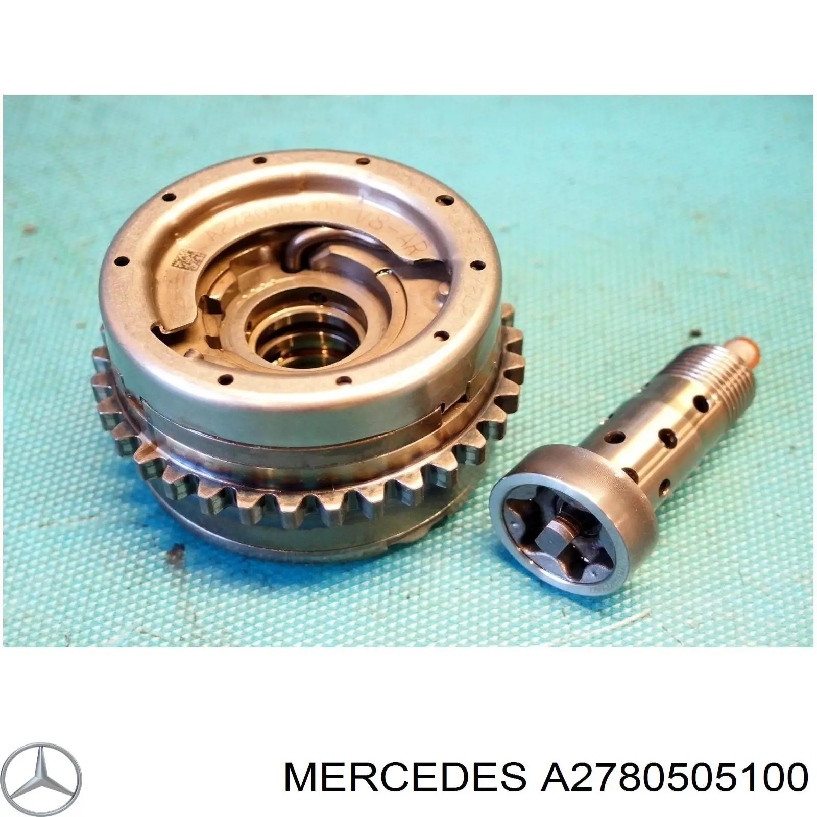 Engrenagem de cadeia de roda dentada da árvore distribuidora direita de escape de motor para Mercedes G (W463)