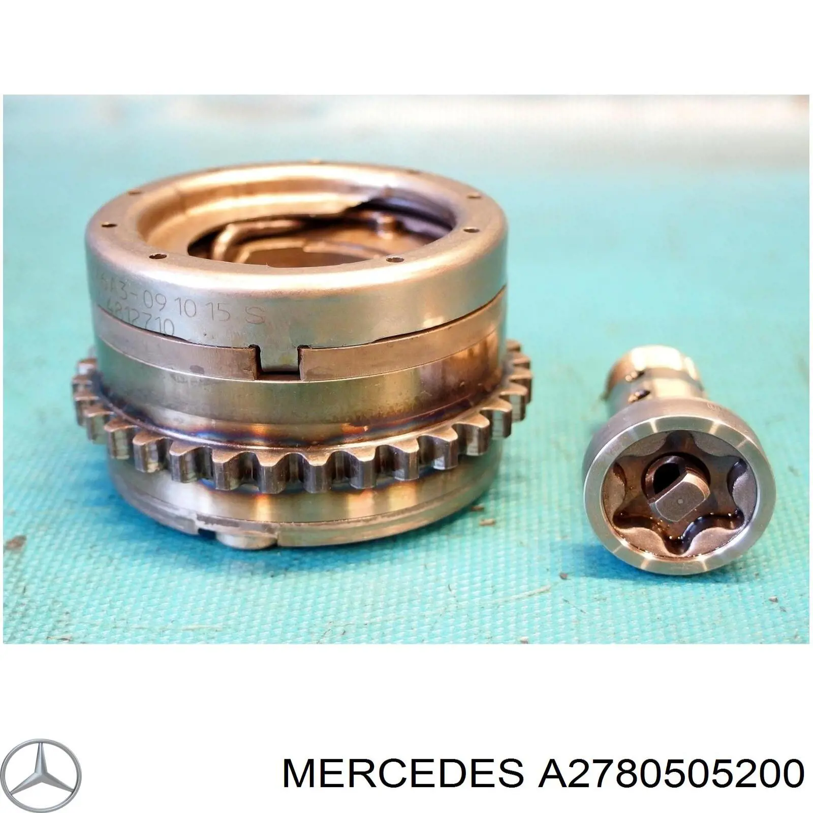 Engrenagem de cadeia de roda dentada da árvore distribuidora esquerda de escape de motor para Mercedes S (C216)