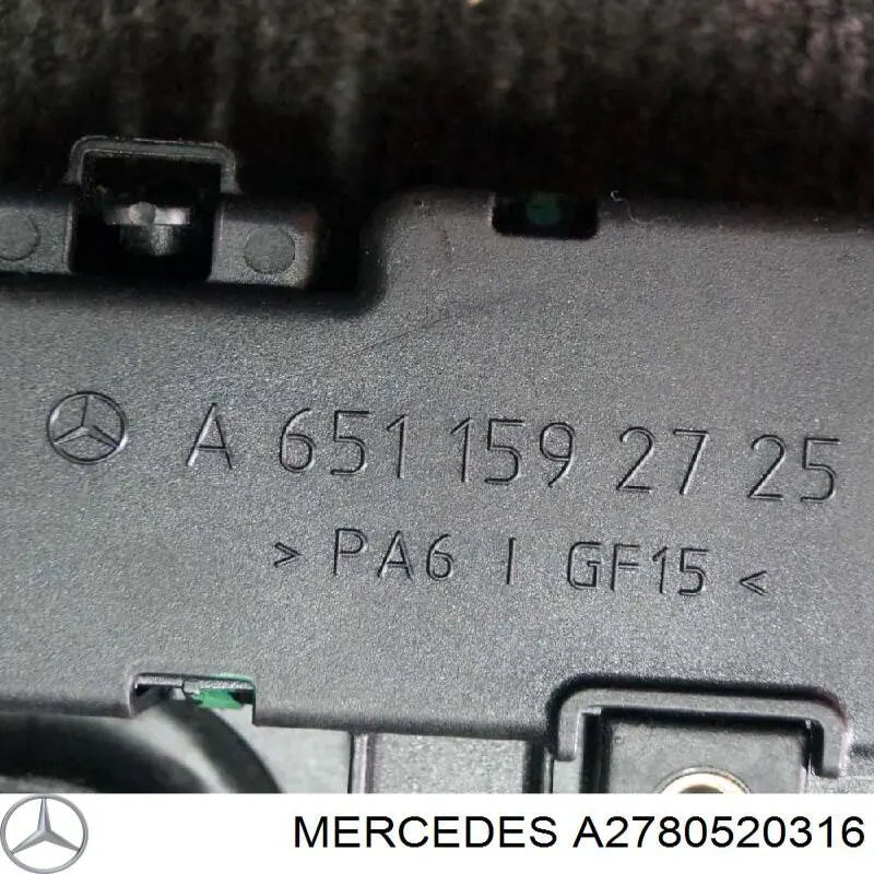 2780520316 Mercedes amortecedor de cadeia do mecanismo de distribuição de gás, superior cbc