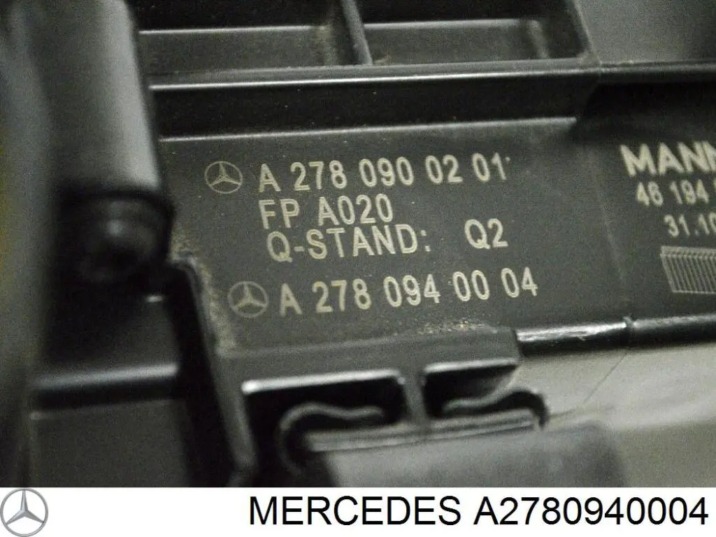 A2780940004 Mercedes Воздушный фильтр двигателя