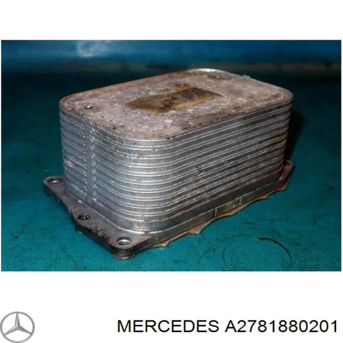 A2781880201 Mercedes radiador de óleo