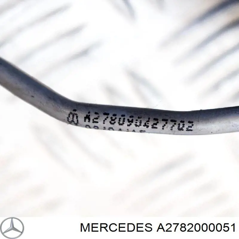 Шланг (патрубок) жидкостного охлаждения турбины, подача A2782000051 Mercedes