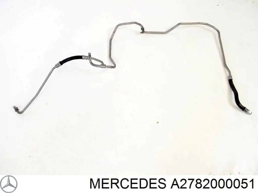 Купить A2782000051 Mercedes Шланг (патрубок) жидкостного охлаждения турбины, подача