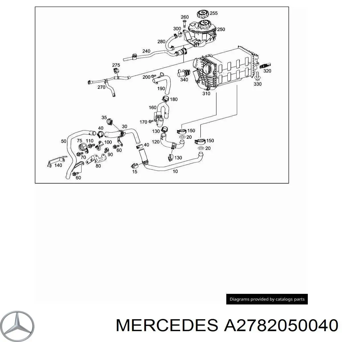 A2782050040 Mercedes 