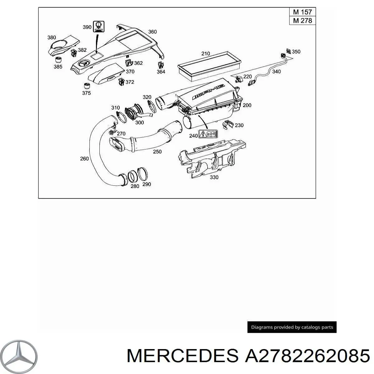  A2782262085 Mercedes