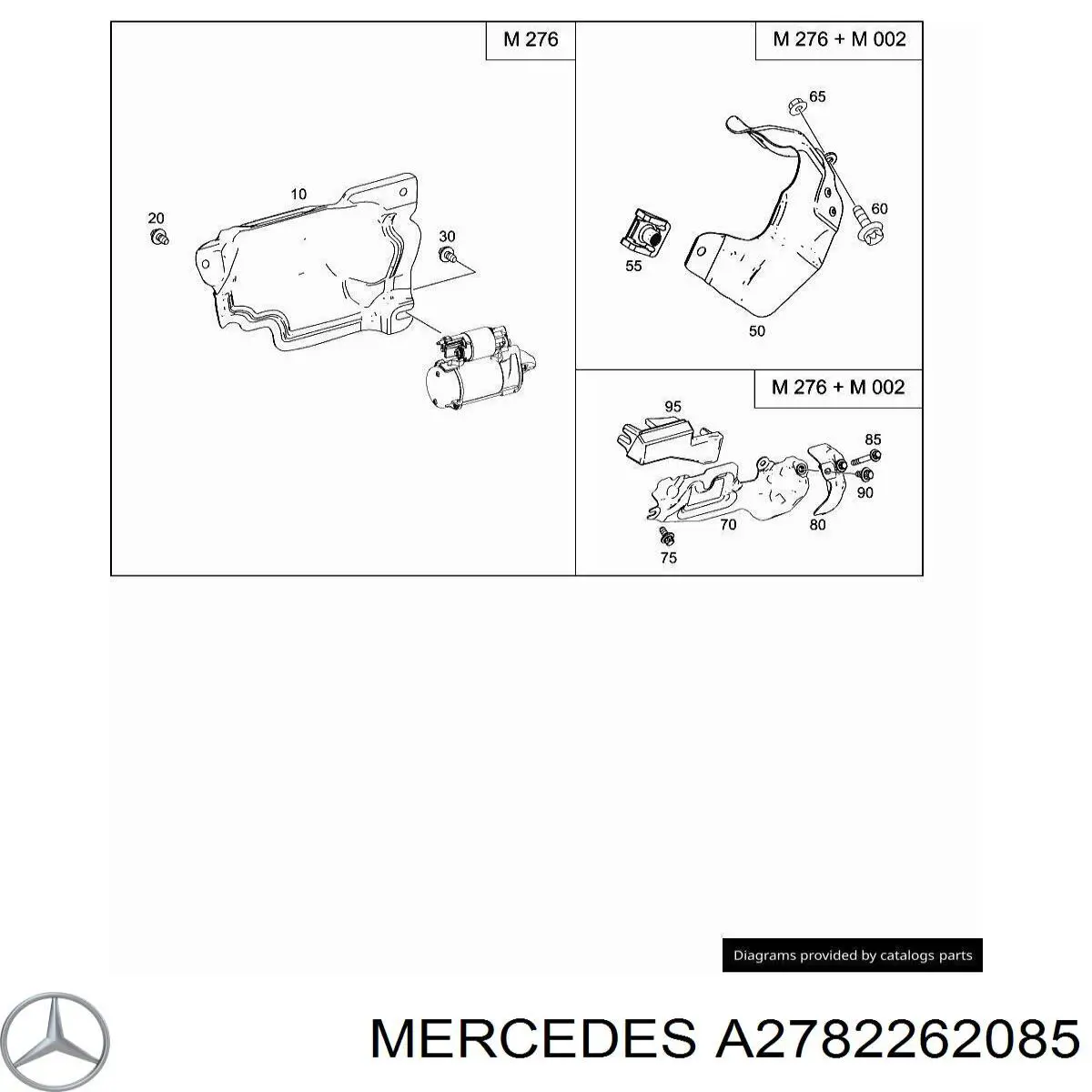  Mercedes A2782262085 цена, от 11.29 USD