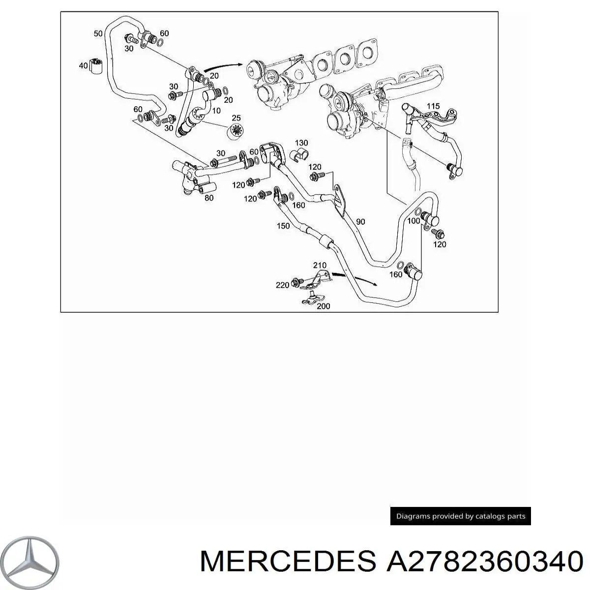 A2782360340 Mercedes 