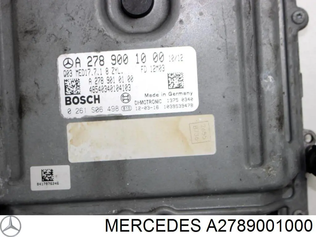 ЭБУ двигателем Mercedes A2789001000 цена, от 253.39 USD
