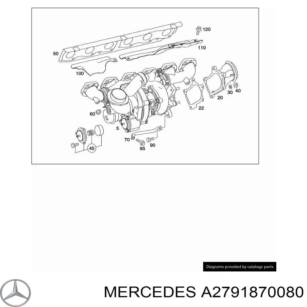 A2791870080 Mercedes 