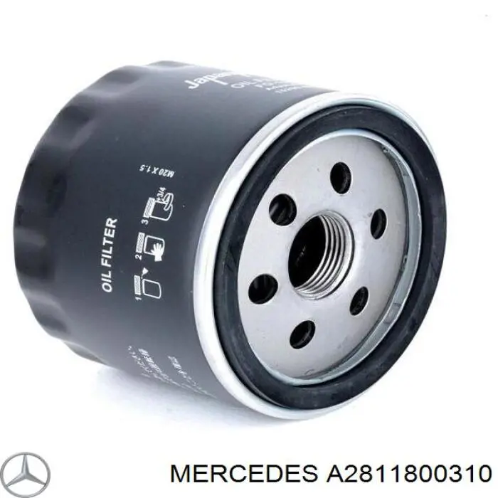 A2811800310 Mercedes масляный фильтр