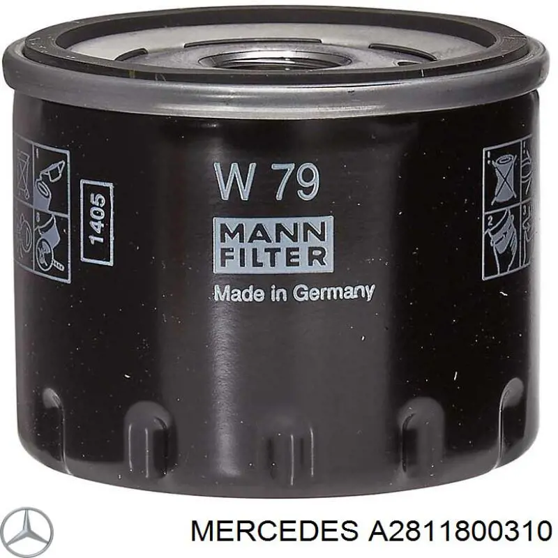 Масляный фильтр A2811800310 Mercedes