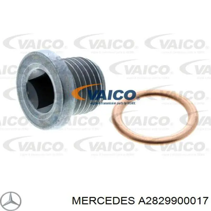 Пробка поддона двигателя Mercedes A2829900017 цена, от 2.37 USD