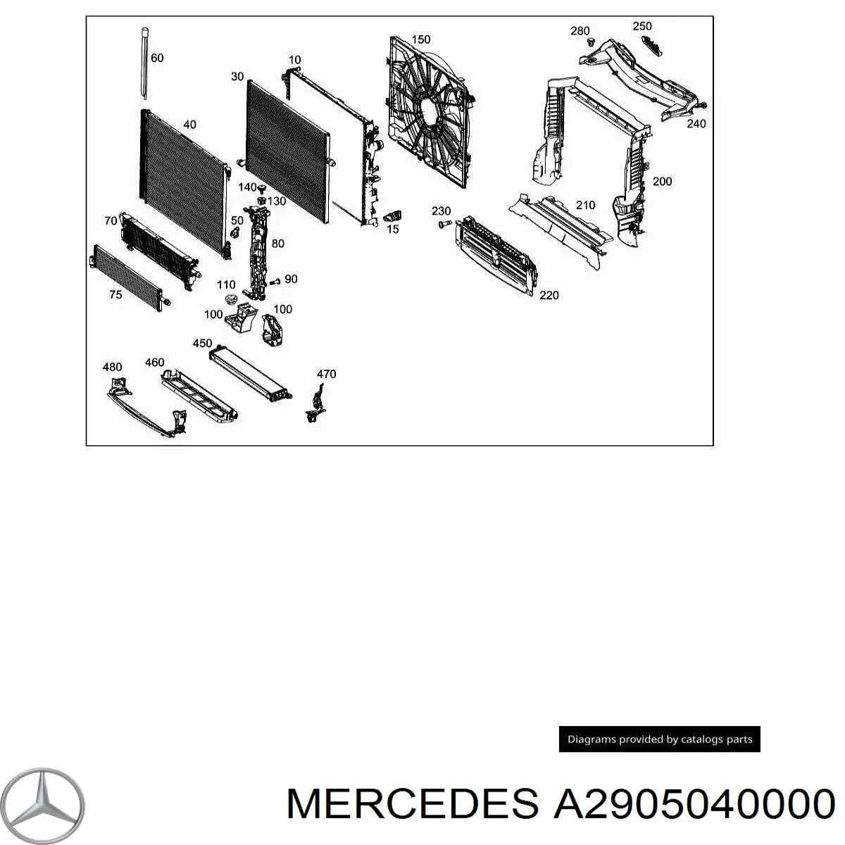  A2905040000 Mercedes