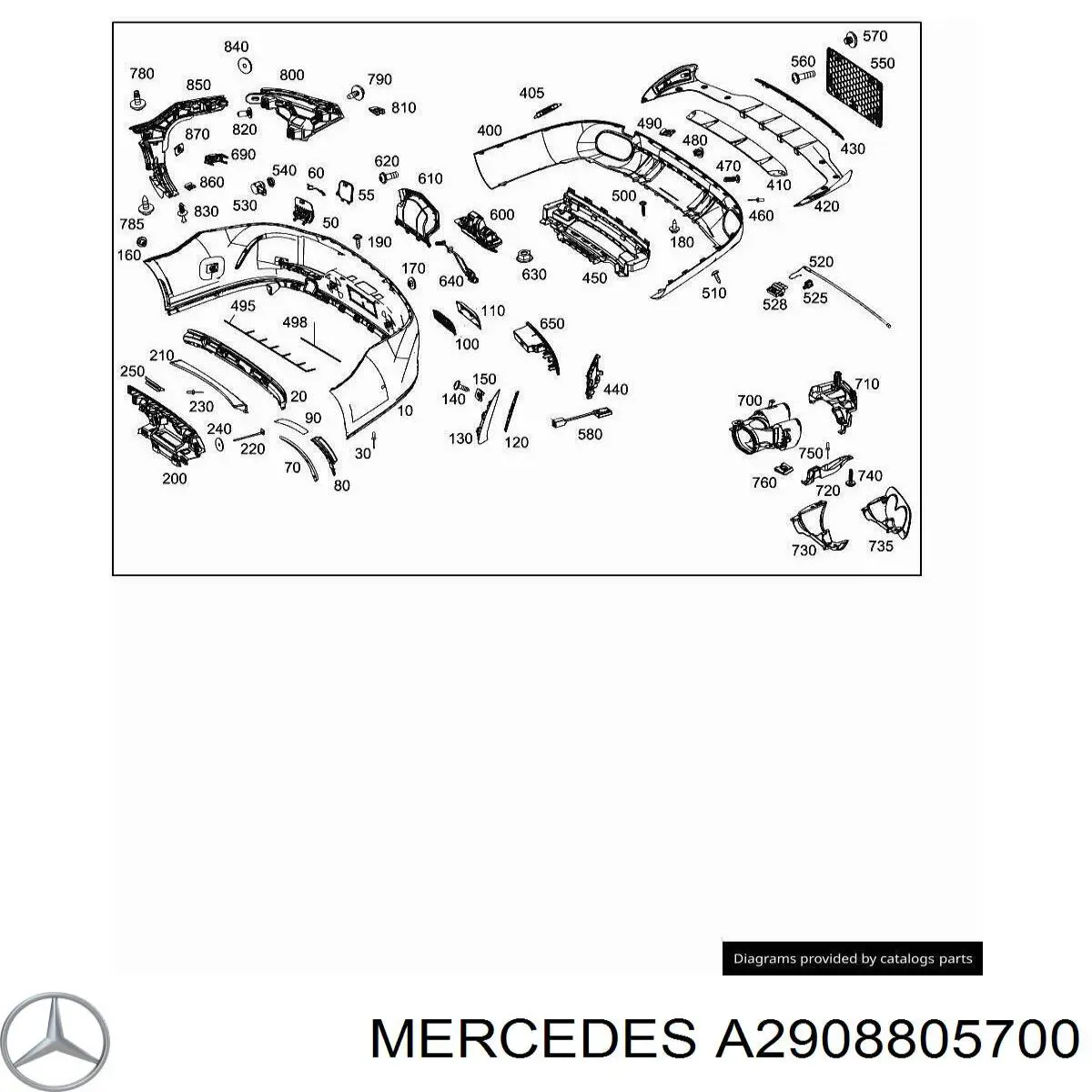  A2908805700 Mercedes