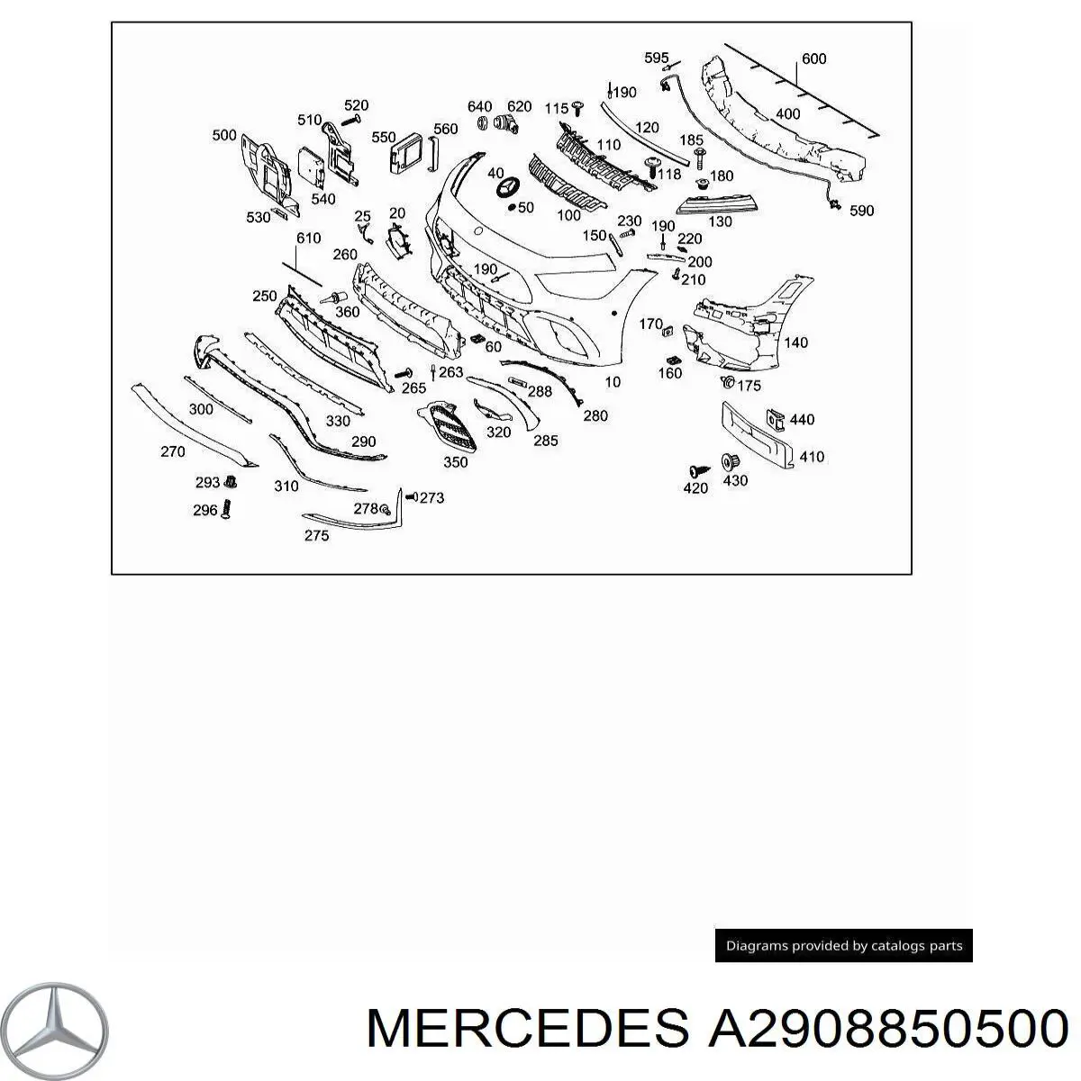 A2908850500 Mercedes 