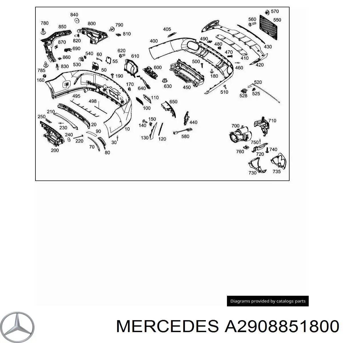  A2908851800 Mercedes