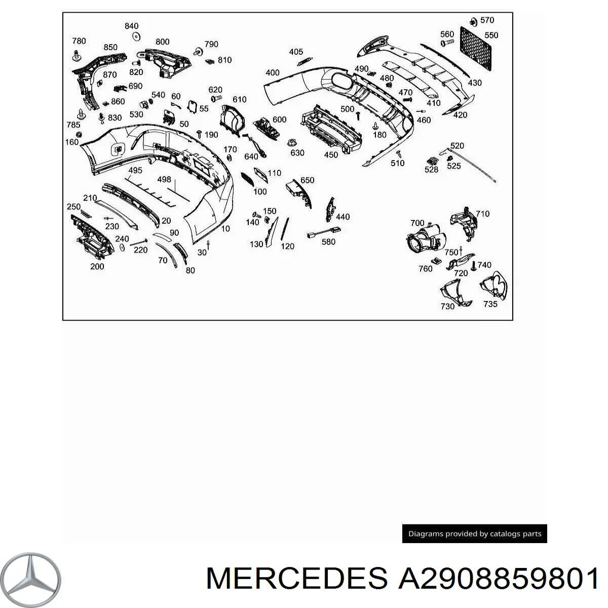 A2908859801 Mercedes 