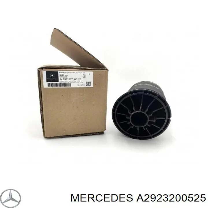 Coxim pneumático (suspensão de lâminas pneumática) do eixo traseiro para Mercedes ML/GLE (C292)