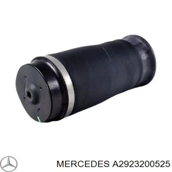 Пневмоподушка/пневморессора моста заднего Mercedes A2923200525 цена, от 773.61 USD