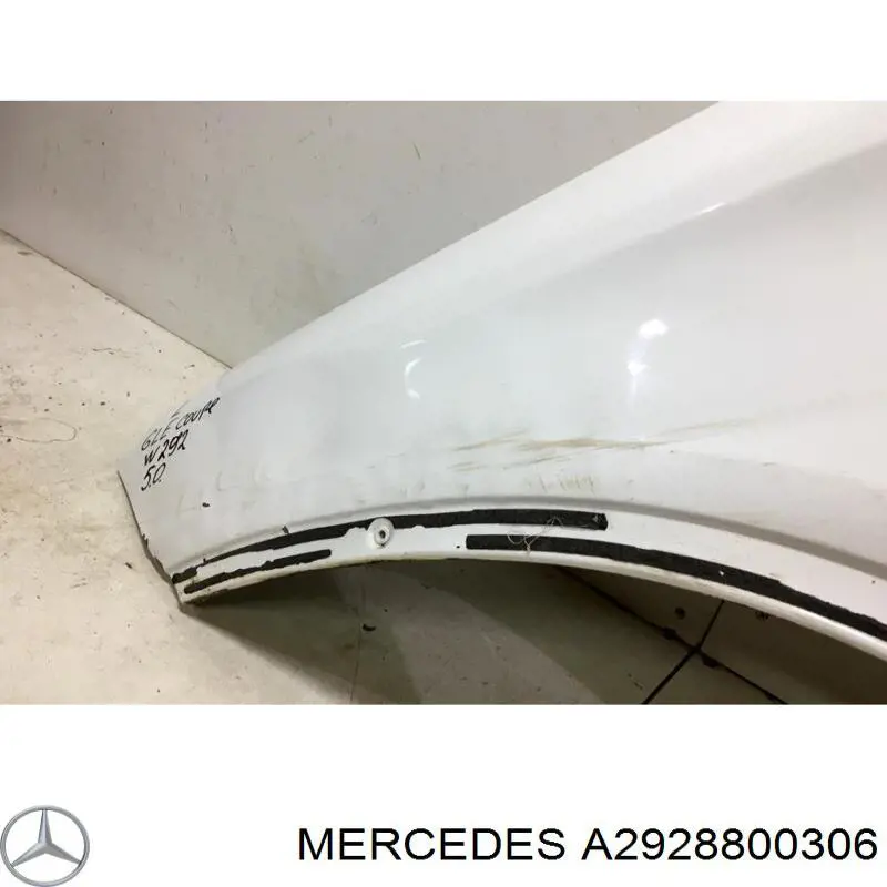  Pára-lama dianteiro esquerdo Mercedes ML/GLE coupé (C292) (2015 - 2026) 