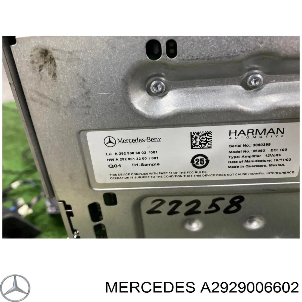  A2929006602 Mercedes