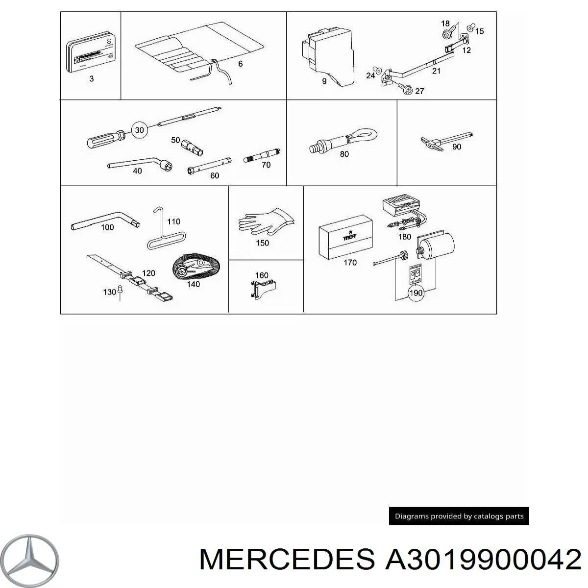 A3019900042 Mercedes 