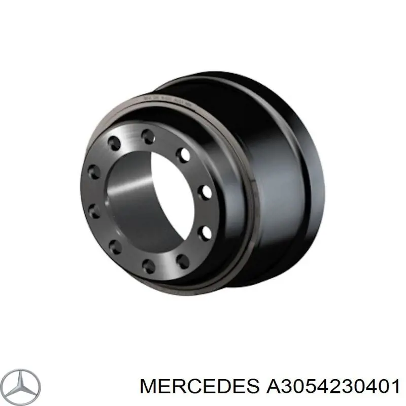 A3054230401 Mercedes барабан тормозной задний