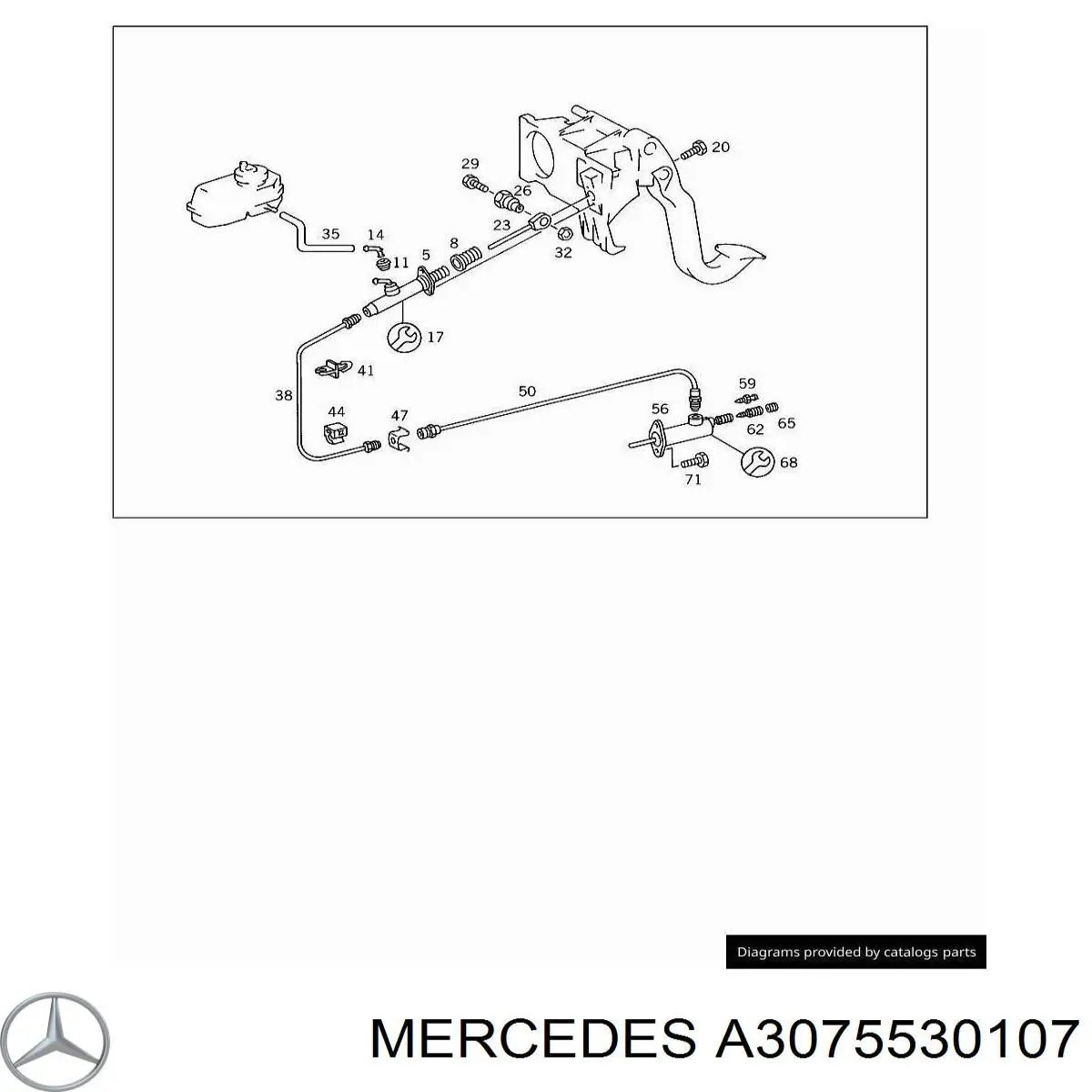 Штуцер прокачки суппорта тормозного переднего Mercedes A3075530107 цена, от 2.36 USD