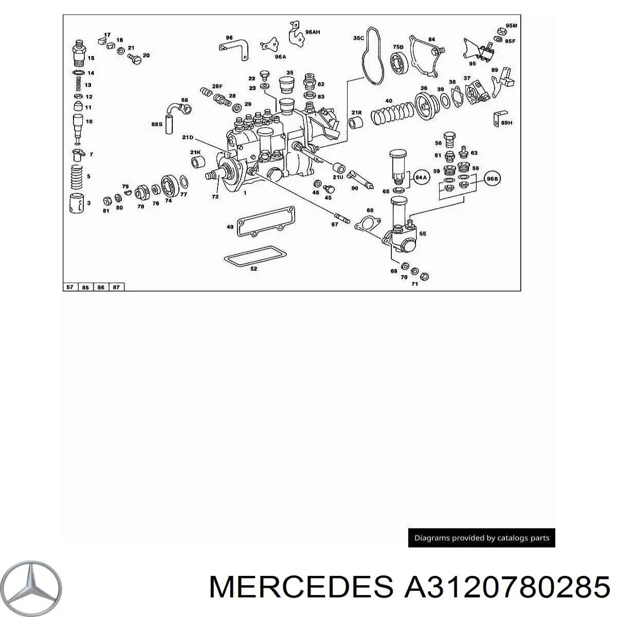 Купить A3120780285 Mercedes 