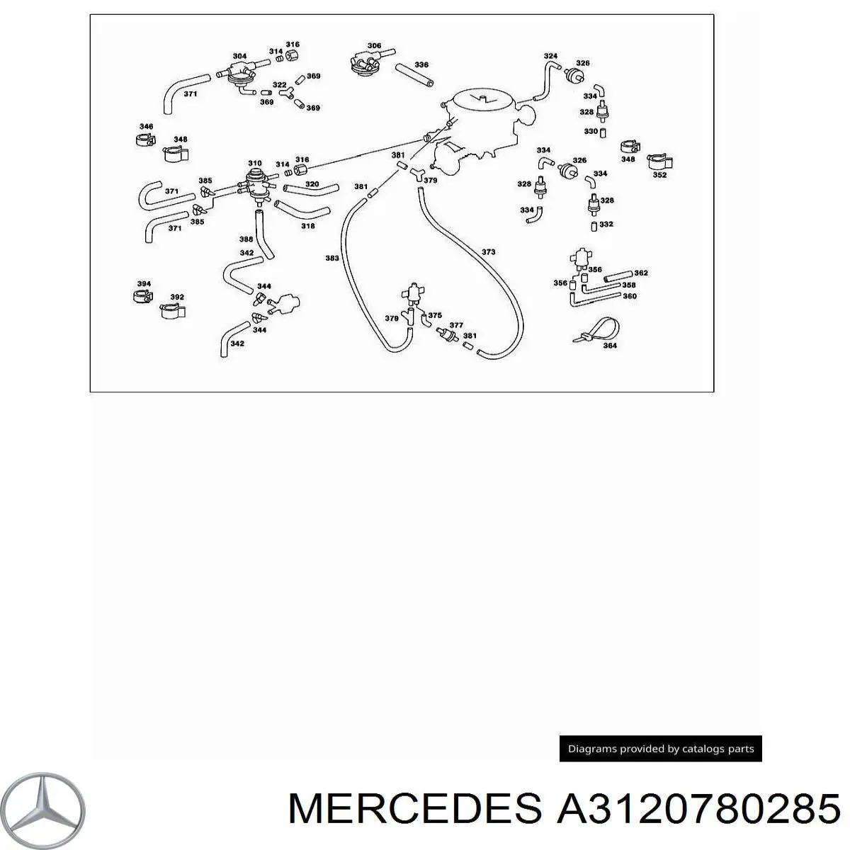 Mercedes A3120780285 цена, от 7.66 USD