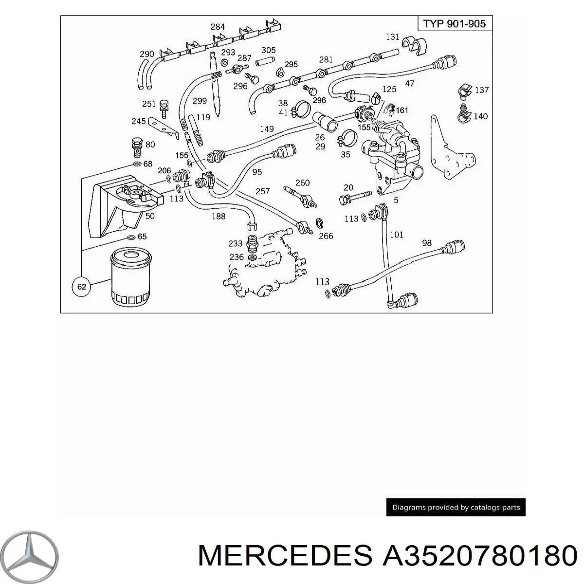 A3520780180 Mercedes 