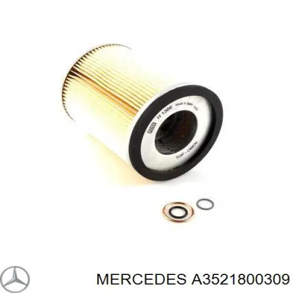 Фильтр очистки масла центробежный Mercedes A3521800309 цена, от 34.64 USD