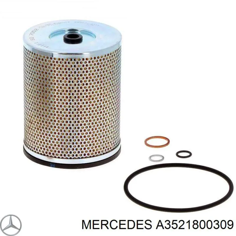 3521800309 Mercedes масляный фильтр