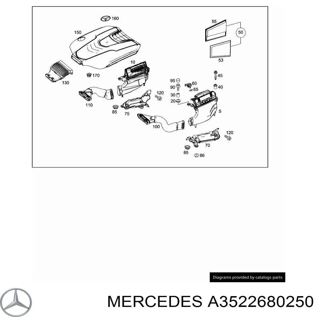 Купить A3522680250 Mercedes 